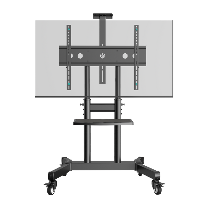 Mobile TV stand for TVs 50"-90", max 100 kg, tiltable, black TS1891