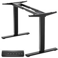 Motorized Under Desk with Height Adjustment max 100 kg, Black CDF222E-B