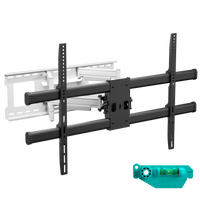 TV Mount 42“-120” Tilting and Swiveling, White-Black M10